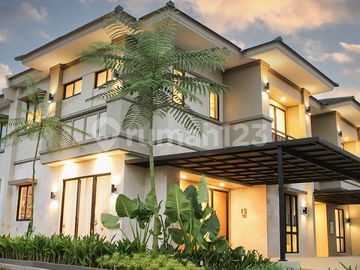 Rumah 2 Lantai dengan Halaman Depan & Samping di Daerah Tenang, Sejuk & Strategis 5 Menit ke Tol Desari.