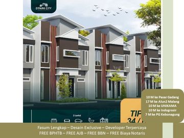 Free PPN 2 Lantai Rumah KPR Siap 2KT Tipe 34/60