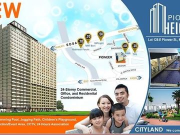 CITYLAND: Pioneer Heights 1 (pre-selling 3-bedroom unit in Pioneer Mandaluyong)