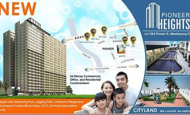 CITYLAND: Pioneer Heights 1 (pre-selling 3-bedroom unit in Pioneer Mandaluyong)