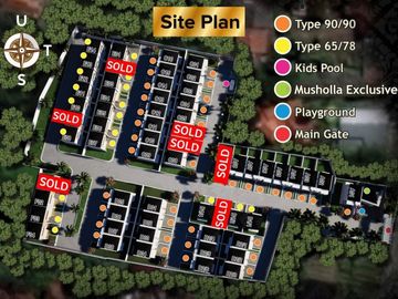 Rumah cluster mewah free biaya bonus motor dekat tol cibubur cimanggis