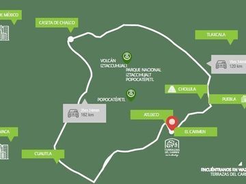 Departamento en Preventa en Atlixco Terrazas del Carmen PG y PH