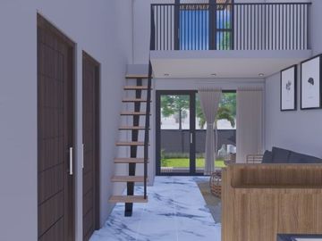 RUMAH 2 LANTAI MURAH DI PRAMBANAN DESIGN SCANDINAVIAN INCLUDE MEZZANINE