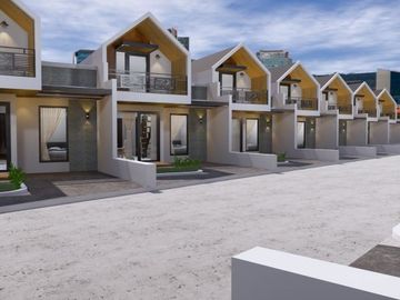 RUMAH 2 LANTAI MURAH DI PRAMBANAN DESIGN SCANDINAVIAN INCLUDE MEZZANINE