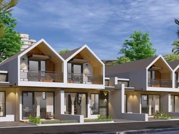 RUMAH 2 LANTAI MURAH DI PRAMBANAN DESIGN SCANDINAVIAN INCLUDE MEZZANINE