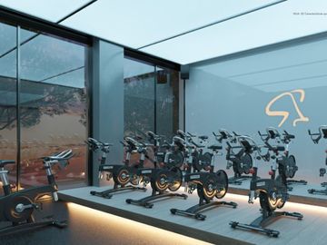 Apartamento con bosque privado, pozo de agua, muro de escalar, spa, parque par a