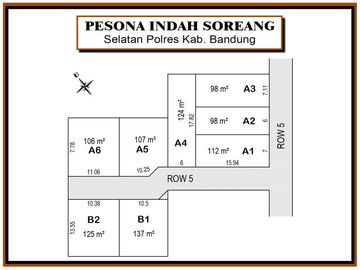 Lahan Kavling Soreang Hanya 1Jt-an/m Legalitas SHM cicil 12X