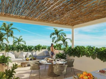 DEPARTAMENTOS DE LUJO EN VENTA TIPO PENT HOUSE MARCRISANTO BEACH.