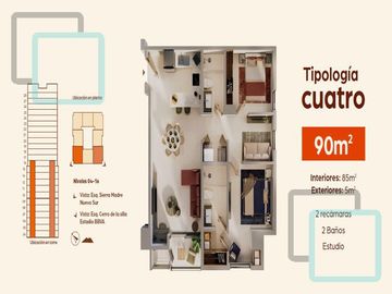 DEPARTAMENTO EN VENTA NUEVO SUR ZONA MONTERREY