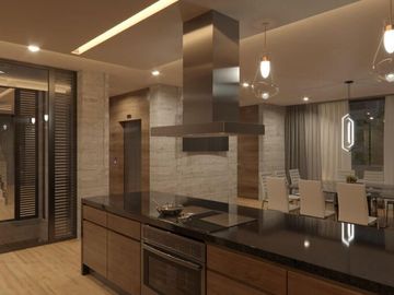 Condominio con balcón, terraza y cuarto de servicio, en venta, Polanco CDMX.