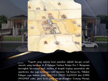 Rumah etnik mewah di jln Palagan KM 7,5