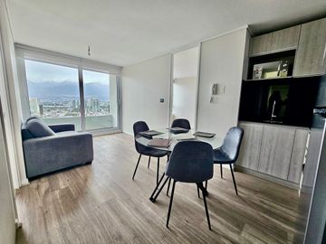 Departamento semiamoblado 2D/2B con estacionamiento y bodega — Metro Mirador