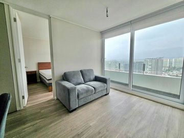 Departamento semiamoblado 2D/2B con estacionamiento y bodega — Metro Mirador