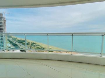 Primer linea playa Mansa 3 dormitorios y servicio mas de 400 mt2 con terrazas - Departamento - Punta del Este