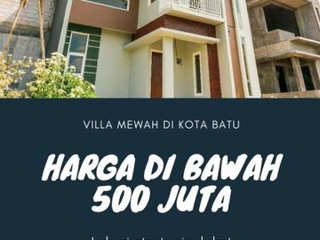 Villa di dekat alun alun batu malang harga 400jt an