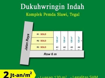 Tanah Area Pemda Slawi: 2 Jt-an, 12x Bayar