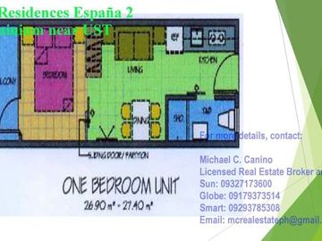 Condo near UST FEU Grand Residences Espana 2 near RFO