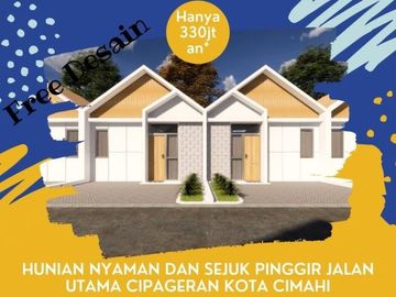 RUMAH/ TANAH KAVLING Siap Bangun Cipageran Dekat Alam Wisata Cimahi.