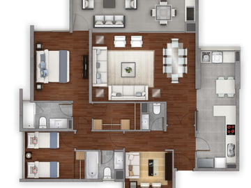Departamento en venta de 2 dorm. en La Serena