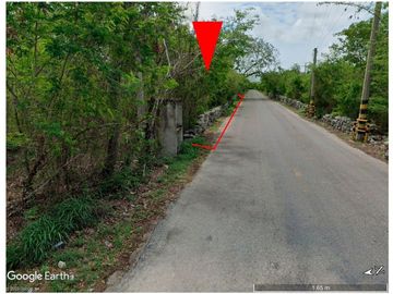 Terreno en Venta al Norte comisaría de Mérida Noc Ac