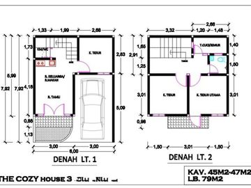 Dijual Murah Rumah Cluster Cozy House Srengseng Sawah Jagakarsa Jakarta Selatan