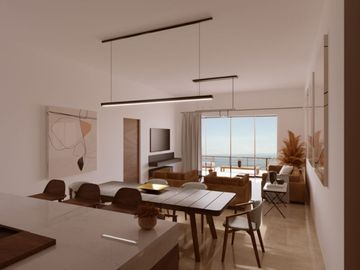 Penthouse vista al mar, terraza grande, casa club, pickleball, en venta El Teza