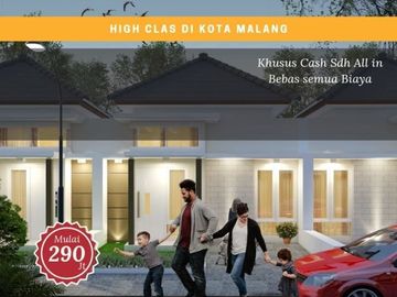 rumah 1 lantai di kedungkandang 200 jt an
