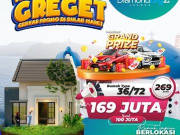 MARET ENAK! DIAMOND CITY JUANDA 2, Rumah Enak di Bulan Maret Promo Enak Booking Sekarang!