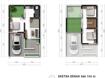 Rumah Modern 2LT Baru dkt Curug Cinulang Bypass Cicalengka Dibawah 1M