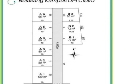 Tanah Bandung Timur; Area Perumahan Cibiru SHM 2 Jutaan/m
