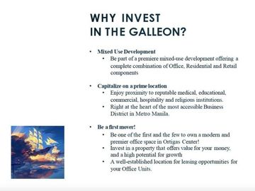 Best Location! Ready For Occupancy Office Whole Floor - Offices at the Galleon in Ortigas ADB near Fort BGC - Best Investment