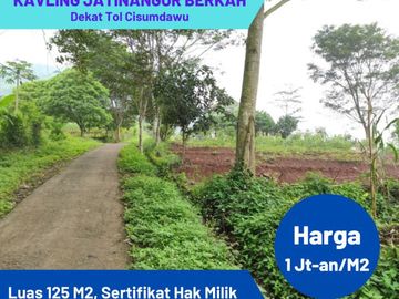 5 Menit Unpad Jatinangor Tanah Kavling 1,5 Juta-an/M2