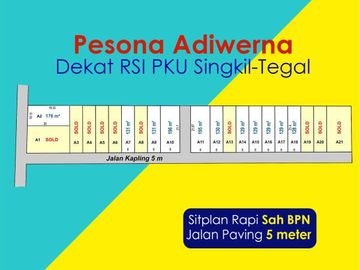6 Menit Lotte Grosir, Kapling Tegal Hanya 80 Jt-an