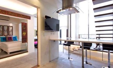 Condominium for Rent 2 bedrooms: 2BR Loft Condo for Rent / Lease in Joya Lofts and Towers Rockwell Center Makati City