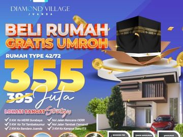 Pasti Untung, Call 08213993---- Perumahan Di Dekat Juanda 355 Juta Diamond Village Juanda