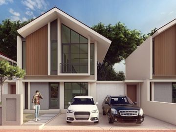 DIJUAL RUMAH DESIGN MEZZANINE DEKAT ALUN-ALUN KLATEN