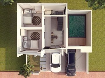 DIJUAL RUMAH DESIGN MEZZANINE DEKAT ALUN-ALUN KLATEN