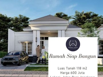 Rumah Siap Bangun di Jalan Besi Jangkang, Klidon Dekat UII