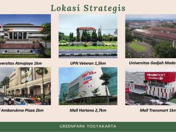 Sertipikat SHM, Apartemen Jogja Dijual, 5 menit Kampus YKPN Seturan