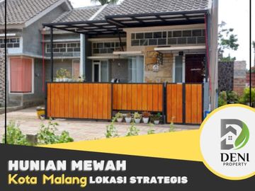 rumah mewah design modern 10 menit ke stasiun kota malang