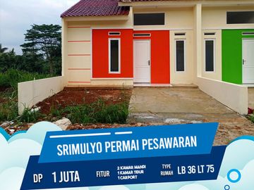 Rumah subsidi angsuran Free di Natar