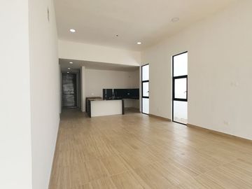 Casa en venta de una planta con amenidades en Cholul, Mérida