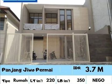Rumah Jalan Raya Panjang Jiwo Surabaya