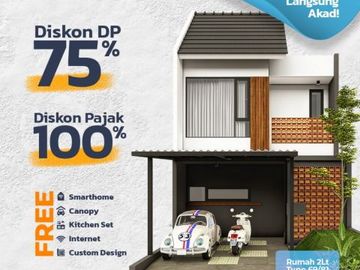 Townhouse di pusat kota Depok dekat ke Jagakarsa Jakarta