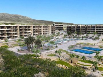 Departamento con alberca infinity vista al mar, spa, parque para perros, area de