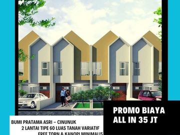 Cluster cantik murah dp 35jtan ALL IN di Cimekar Cinunuk dkt TOL CILEUNYI