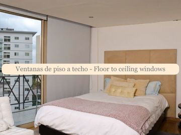 Condominio en venta en Bosques de Santa Fe, tina con vista panorámica, alberca,