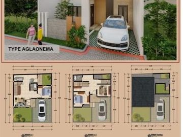 Rumah 3 Lantai Poros Jalan Cocok Untuk Kos dan Sewa Vila