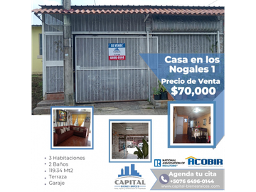 SE VENDE CASA EN NOGALES 1