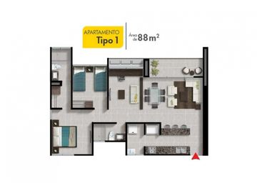 SE VENDE APARTAMENTO EN PH HACIENDA GOLF BRISAS DEL GOLF